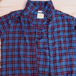 Long Sleeve American Eagle Plaid Shirt